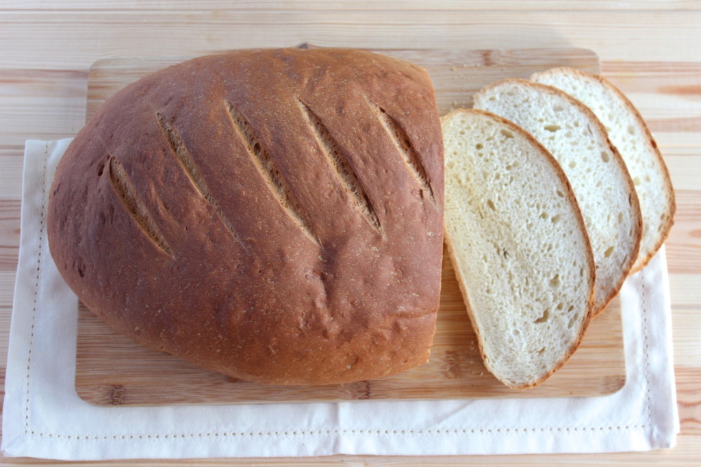 Lekko słodki chleb pszenny 1